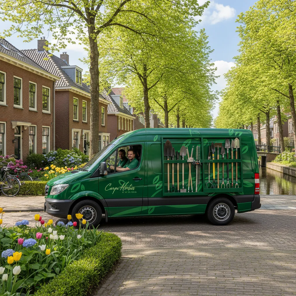 Het team van Carpe Hortus aan het werk